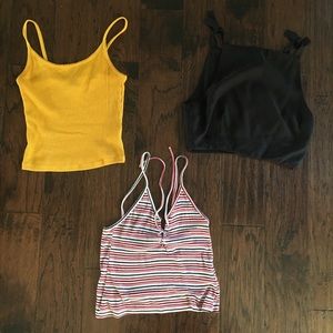 Bundle of Crop Tops Reformation, Wild Fable, Topshop